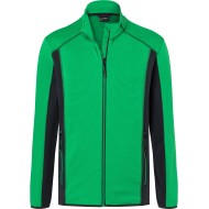 Pánská trečová fleecová bunda fern green/carbon