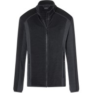 Pánská trečová fleecová bunda black/carbon