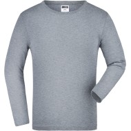 Dětské tričko s dlouhým rukávem grey heather