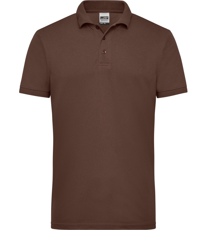Pánské pracovní piqué polo brown