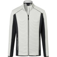 Pánská trečová fleecová bunda off white/carbon